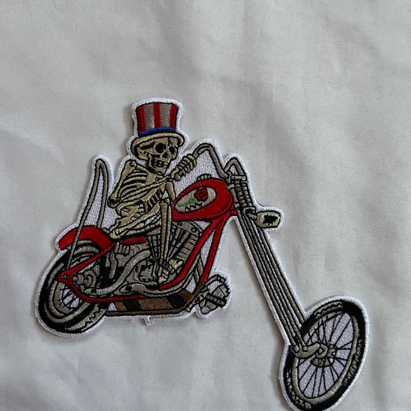 Vintage Grateful Dead Wes Lang Chopper Ride Patch - Picture 4 of 5